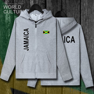 Jamaica Zipper Hooded Sweatshirt