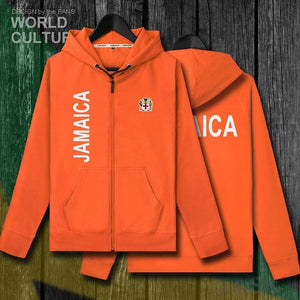 Jamaica Zipper Hooded Sweatshirt