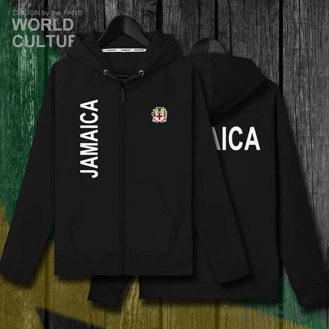 Jamaica Zipper Hooded Sweatshirt