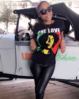 One Love Rasta Women's T-Shirt